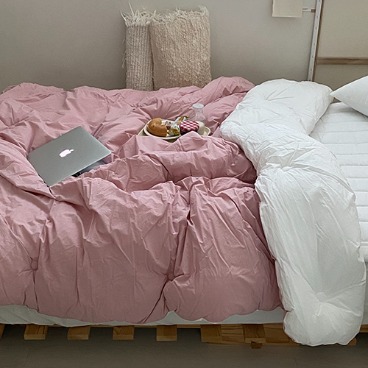 macaron bedding (pink)