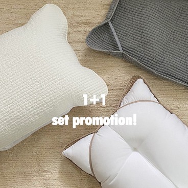 (1+1) daily bending pillow cover (9color)